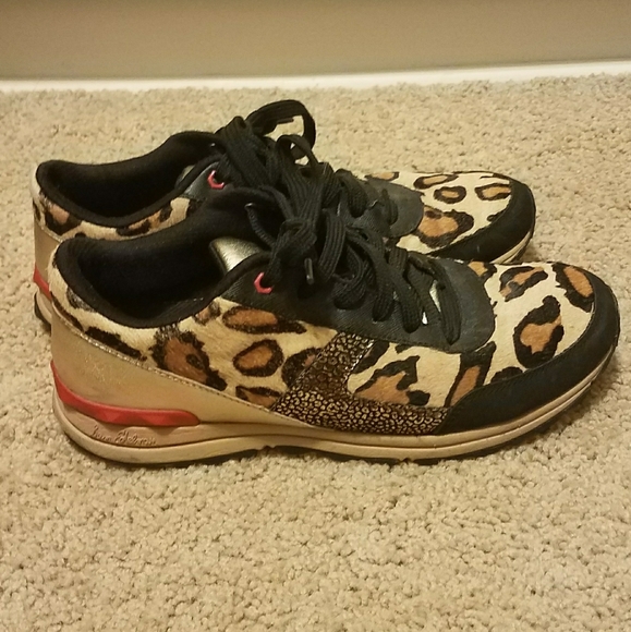 Sam Edelman Shoes | Sam Edelman Leopard Sneakers 8m | Poshmark